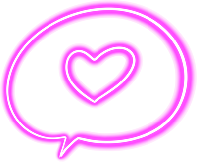 Neon effect shape
