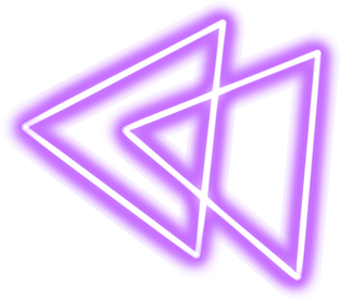 Purple neon triangles